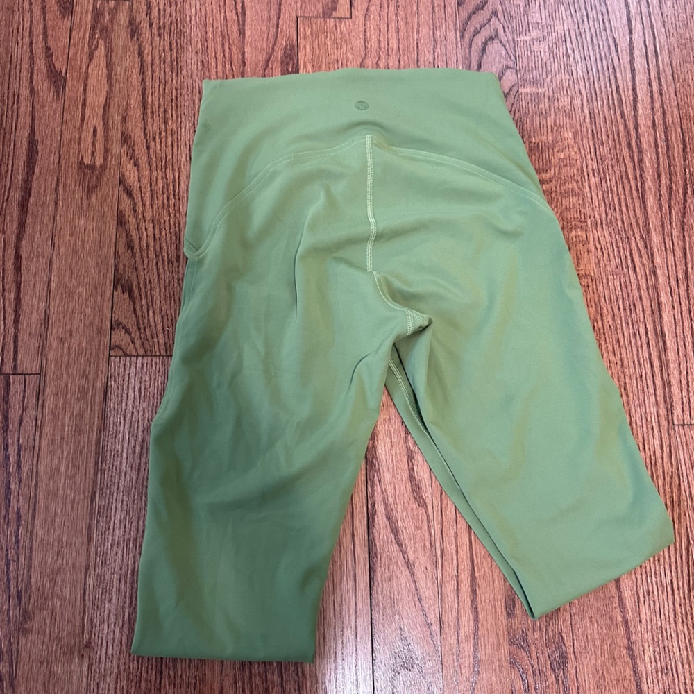 lululemon InStill High-Rise Legging (Olive Green Upper Sculpt Stitch) - Picture 8 of 8